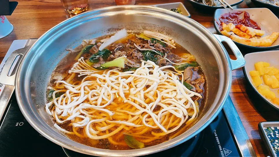 Free kalguksu noodles ordered separately