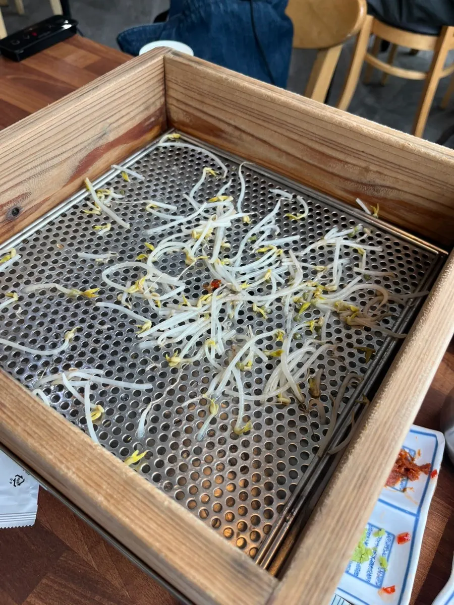 Soaking rice in jjamppong broth