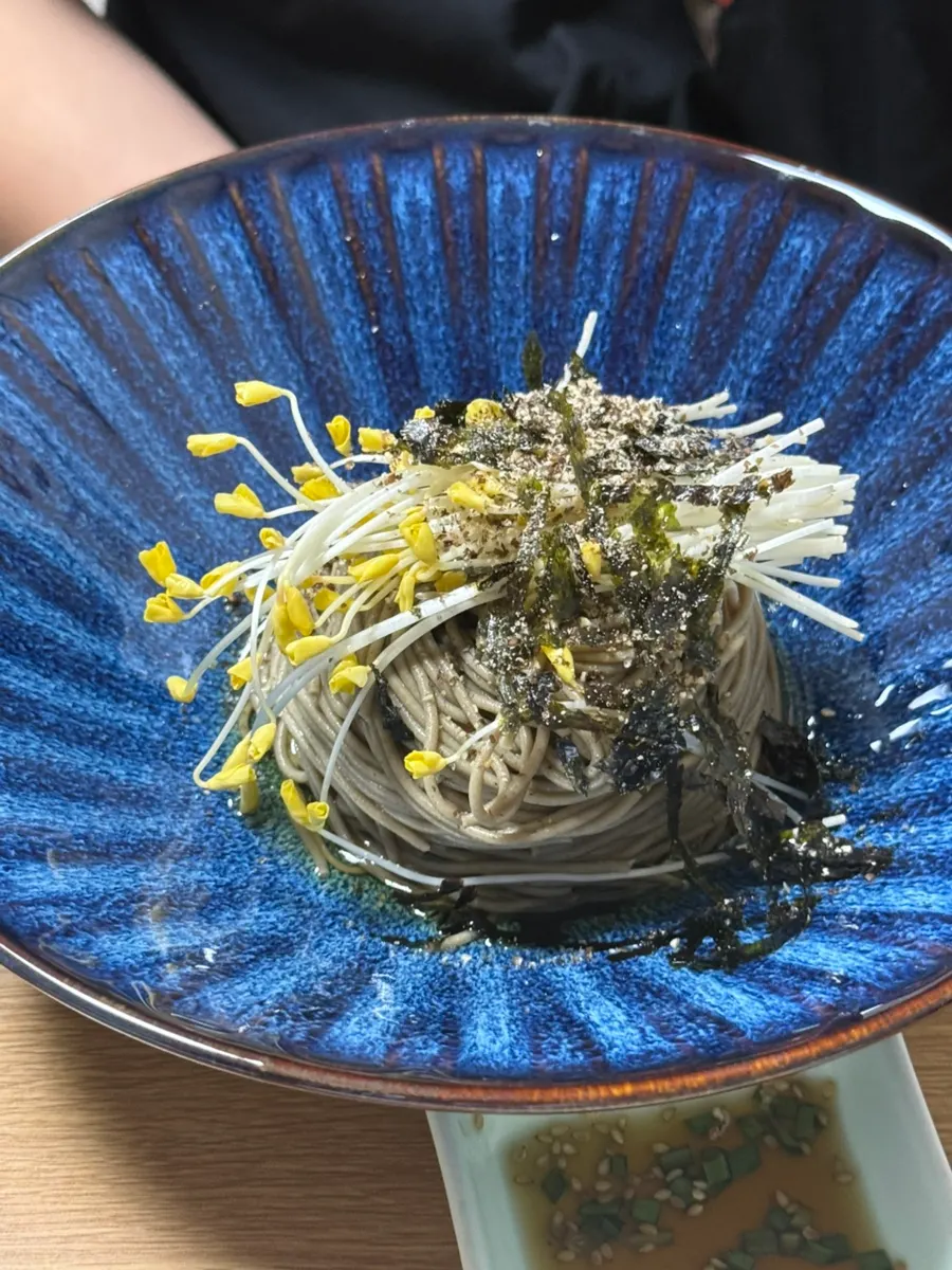 Migamyeon buckwheat noodles served in broth