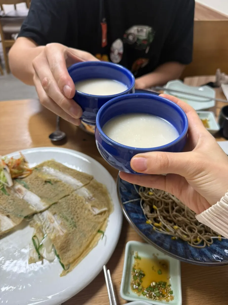Buckwheat makgeolli that was ordered
