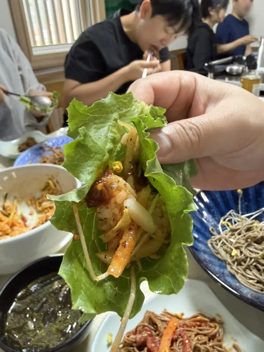 Migayeon's thinly fried buckwheat pancake
