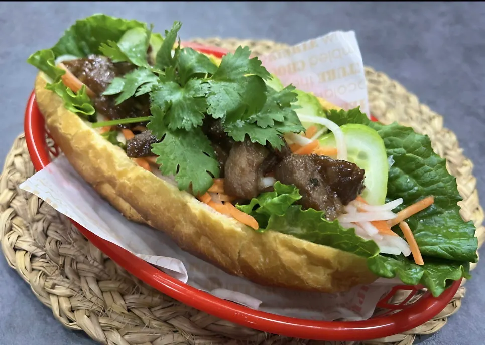 Vietnamese dish lineup on the Pho Witch menu