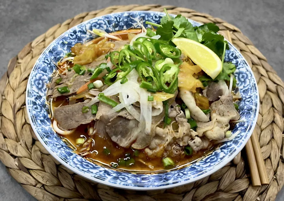 Side dish options at Pho Witch