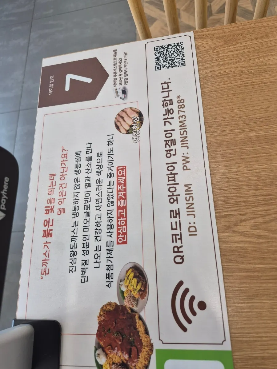 Sign notice about no food reuse