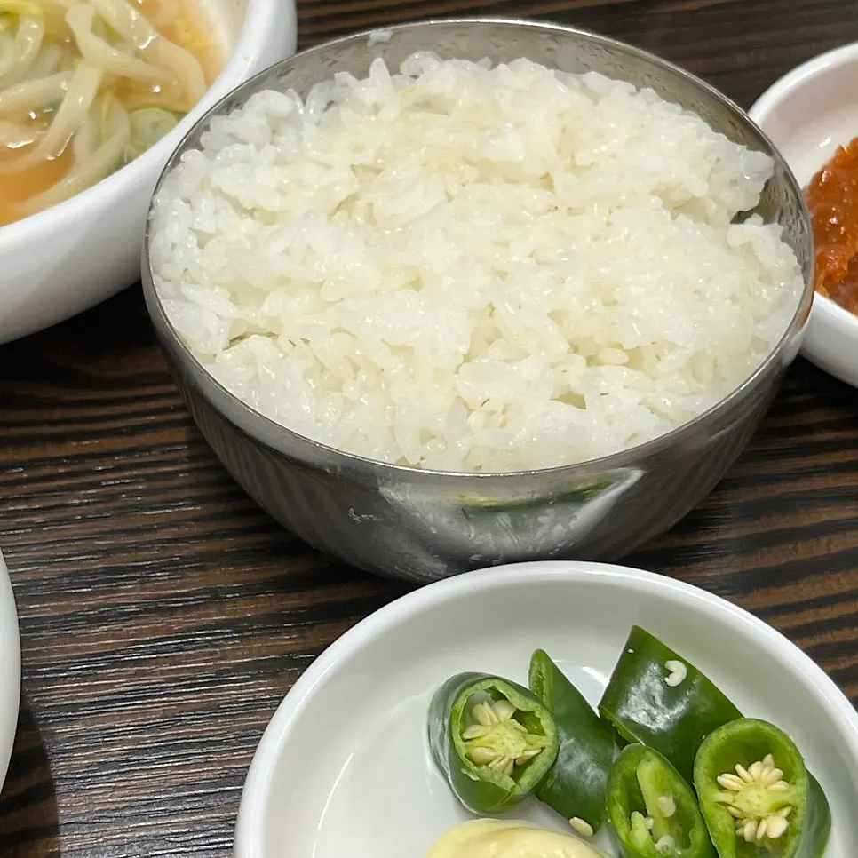 Salt and pepper set out on the table