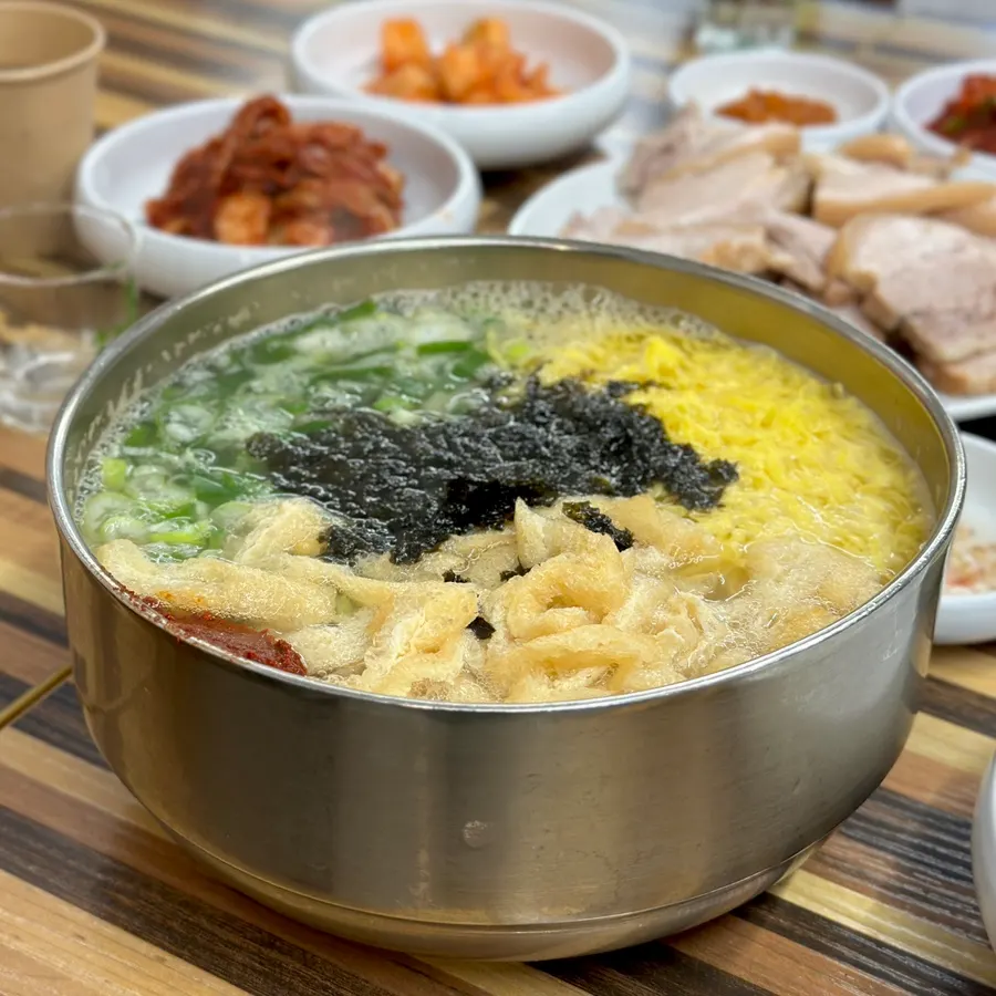 남해 멸치칼국수 한 그릇