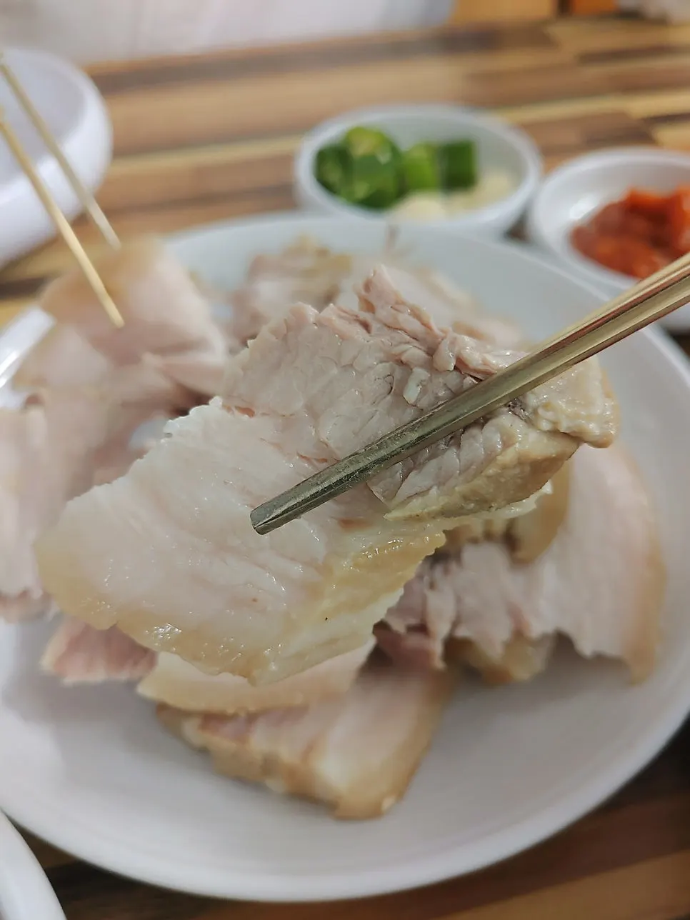 A piece of pork perfect for a wrap