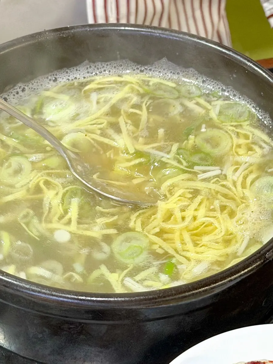 Bone soup rice ordered in the kid-friendly version