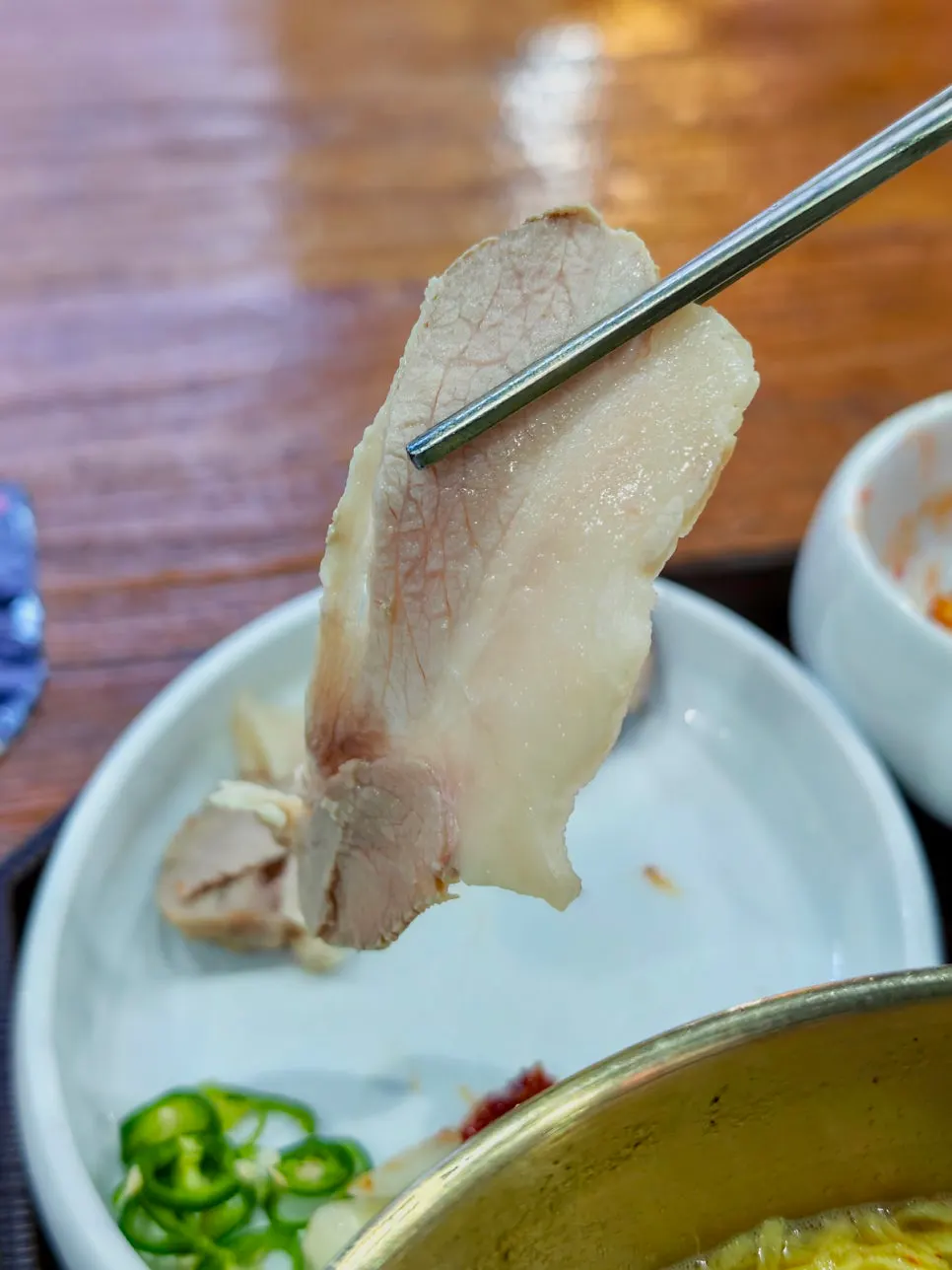 Gabrisal suyuk dipped in special sauce
