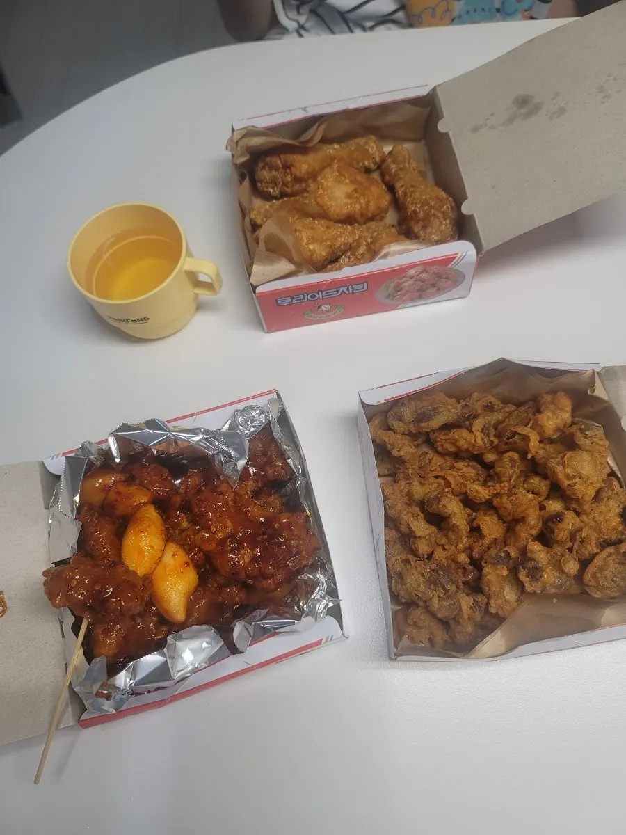 Đĩa mề gà chiên giòn
