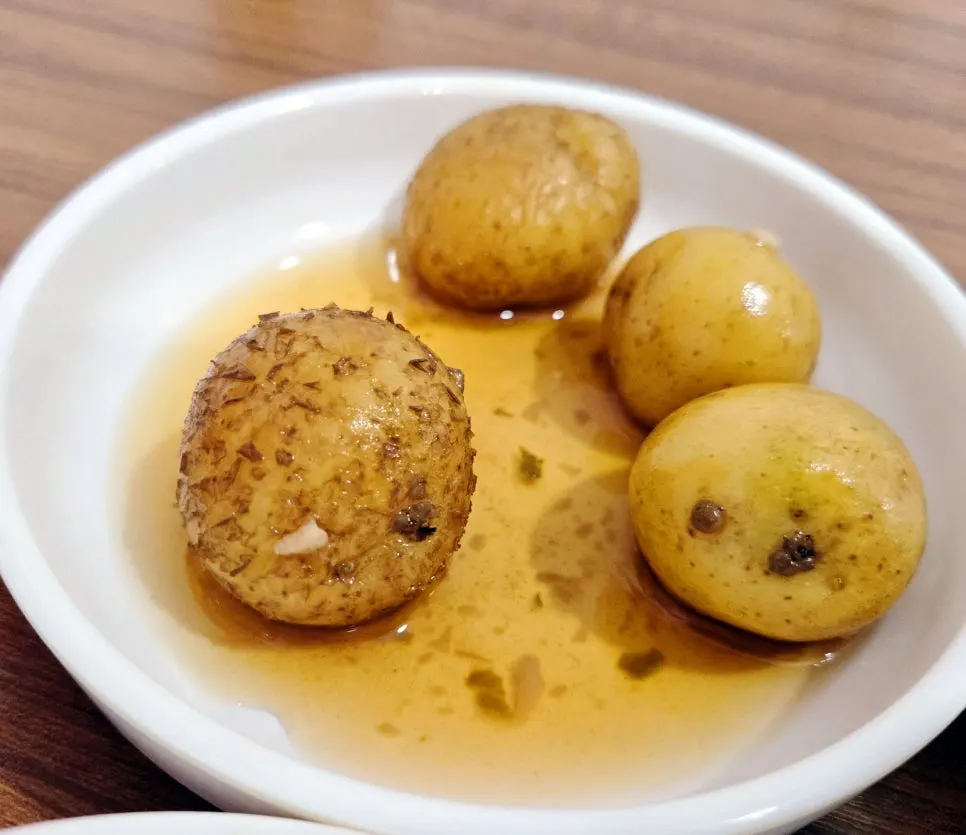 Braised potatoes and potato salad side dishes