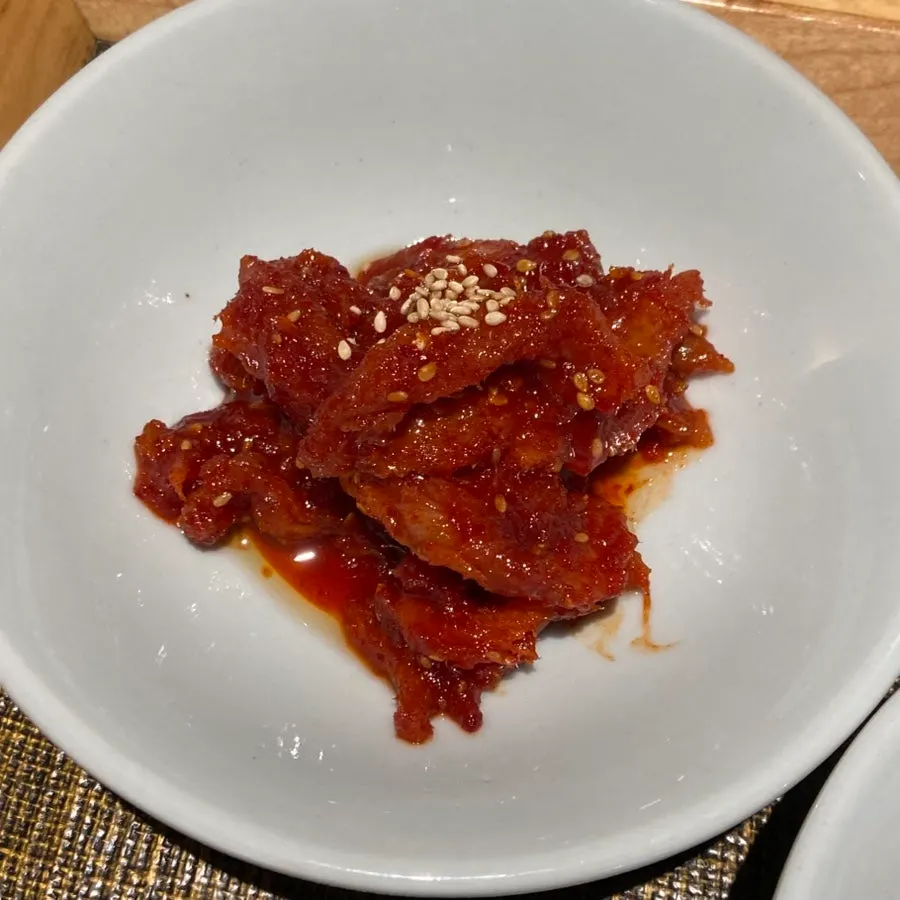Korean banchan served in clean dishware