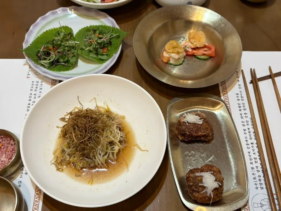 A bowl of pumpkin porridge at Suksudaega