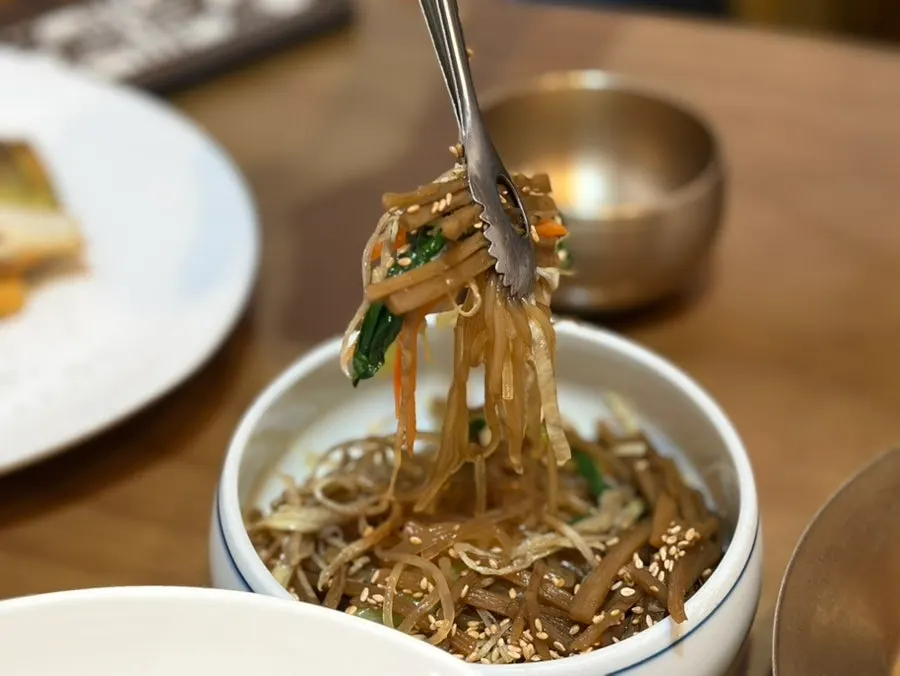 Royal japchae at Suksudaega