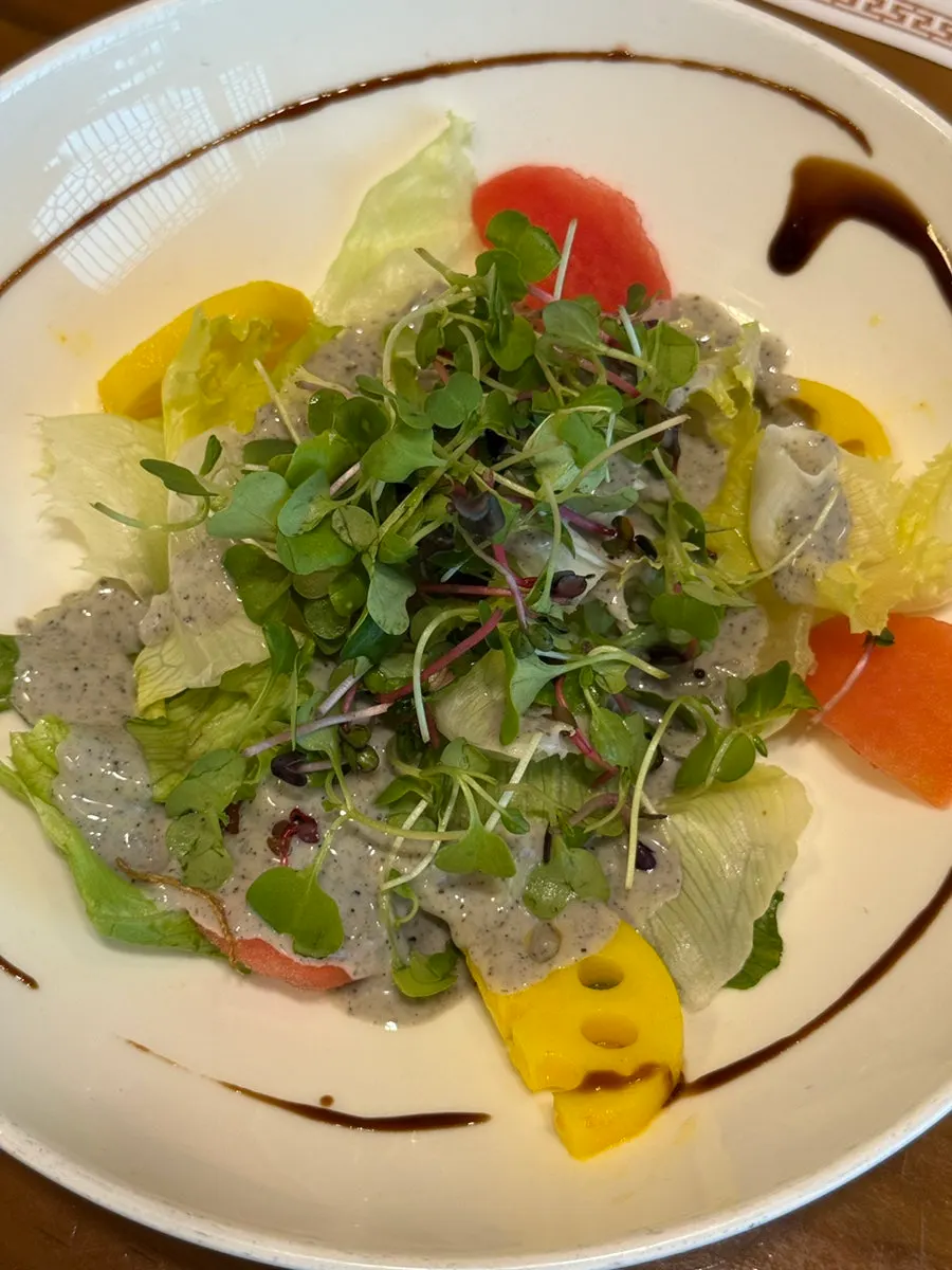 Fresh vegetable seasonal salad