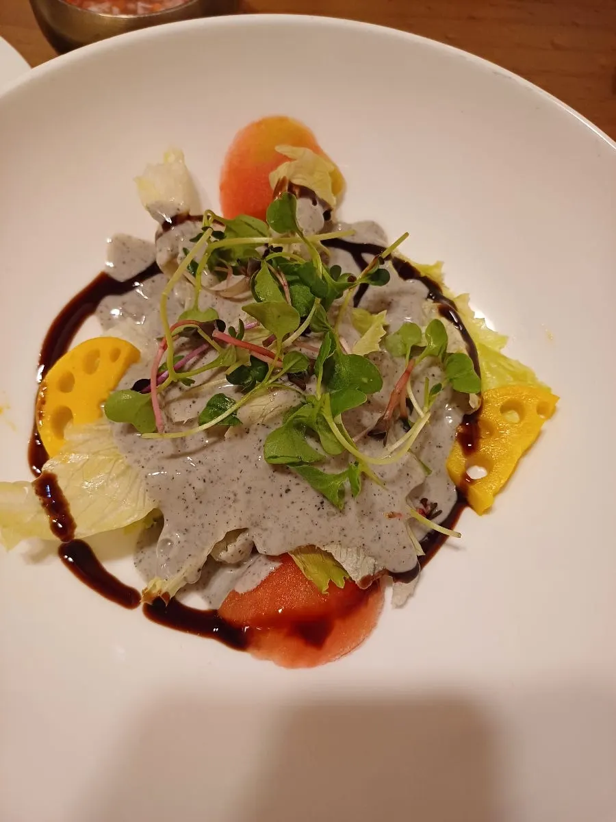 식전에 나온 단호박 죽