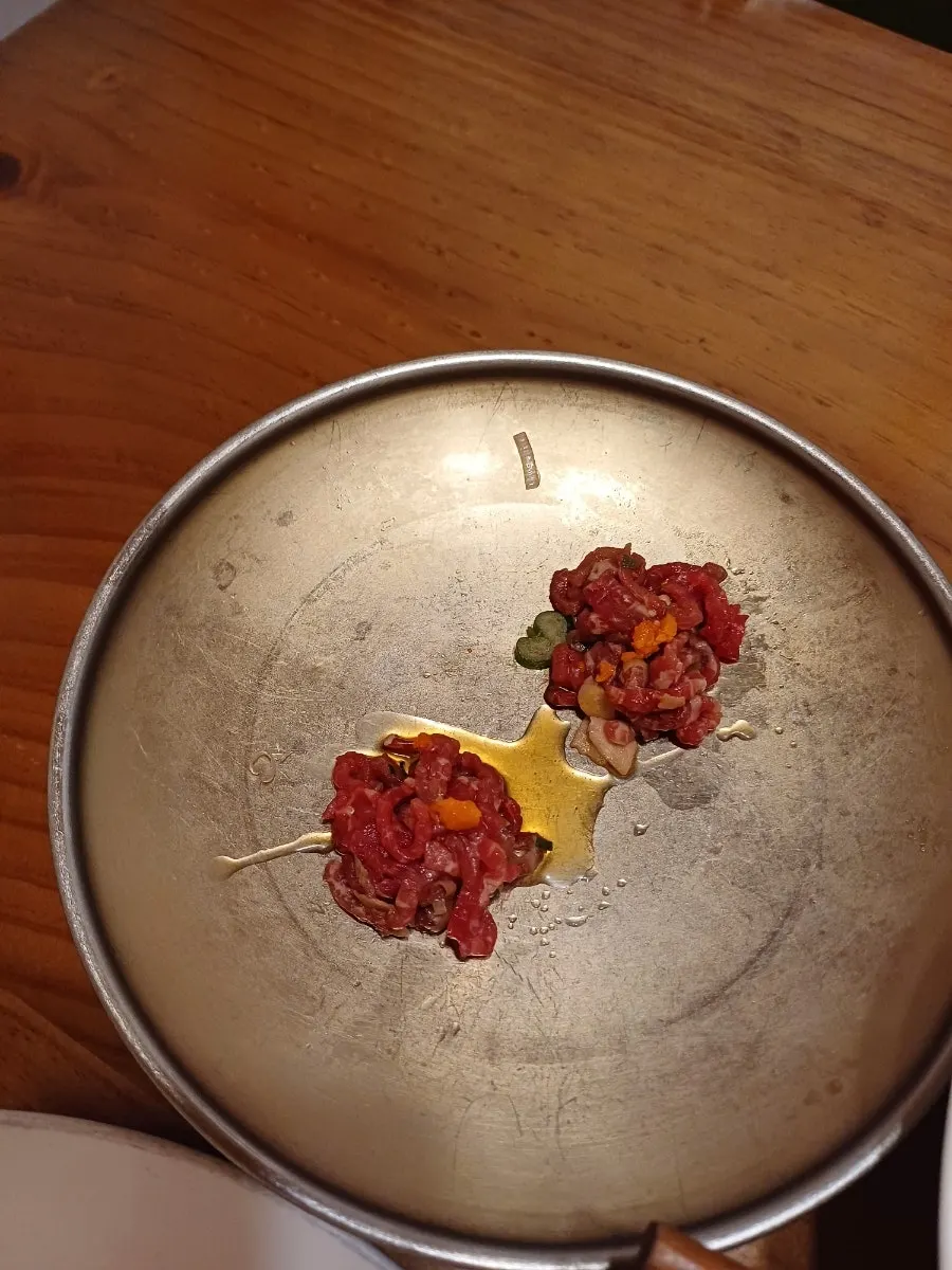 상에 차려진 숙수대가 정식 한상