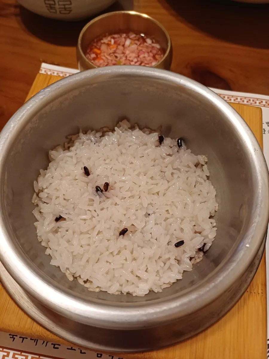 갓 지은 솥밥