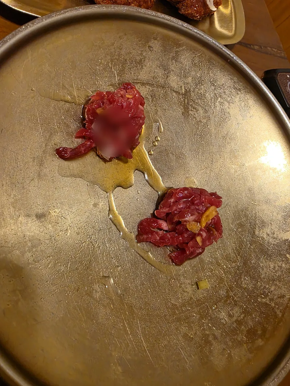 Juicy hanwoo tteokgalbi