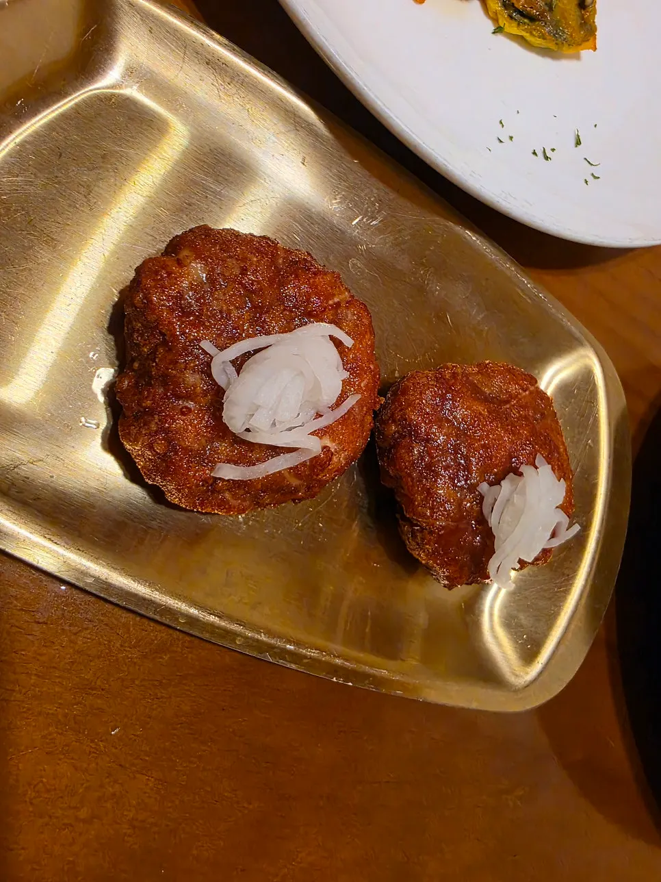 A neatly plated dish from the course