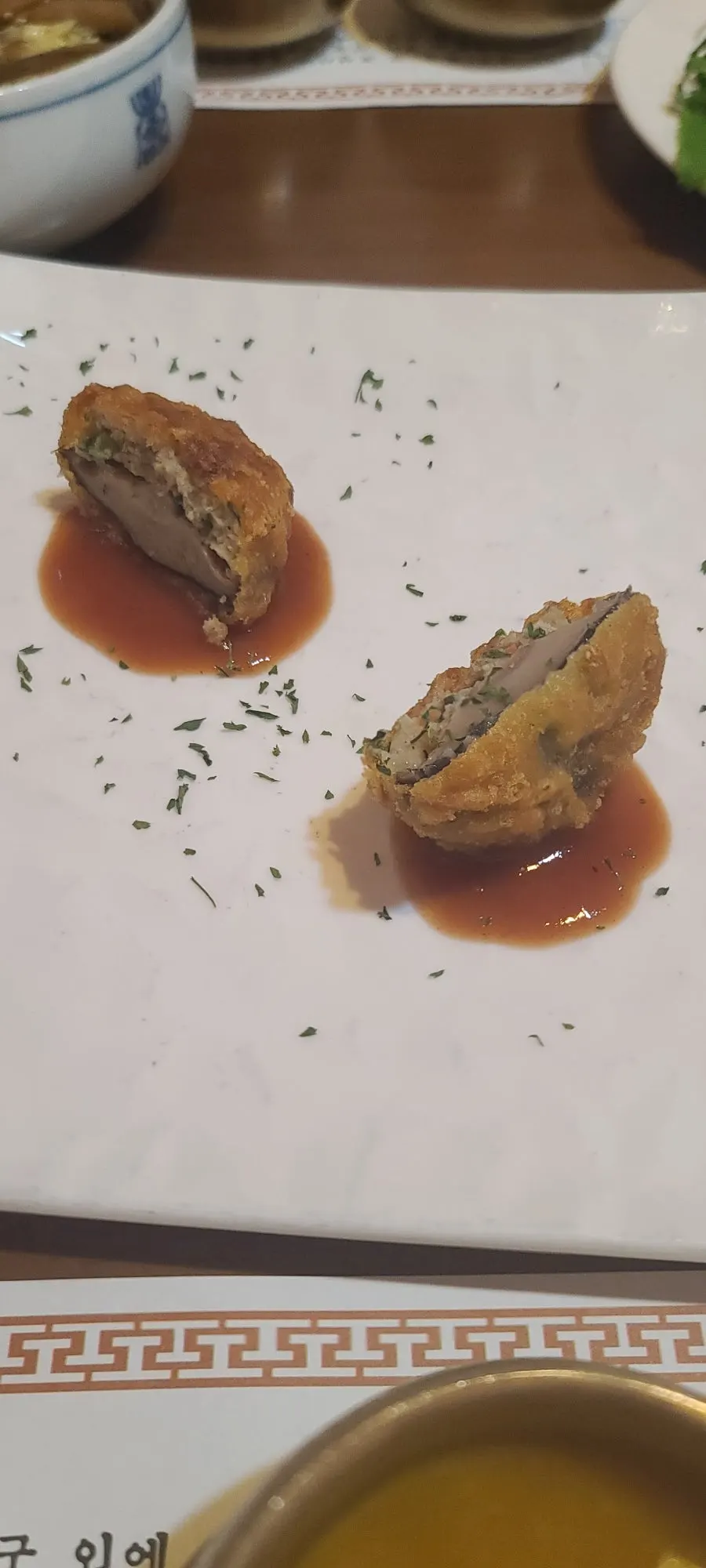 코스로 나온 잡채
