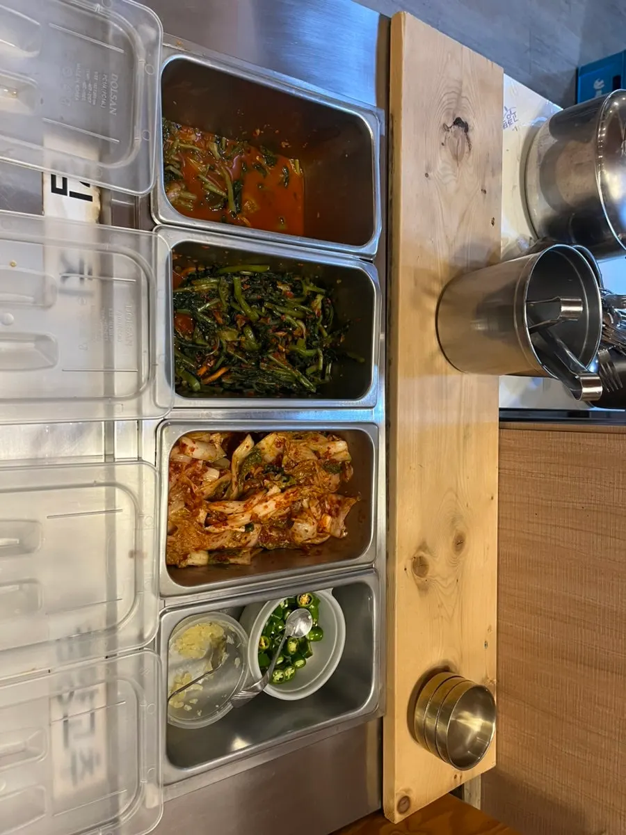 송담칼국수 배추김치 겉절이