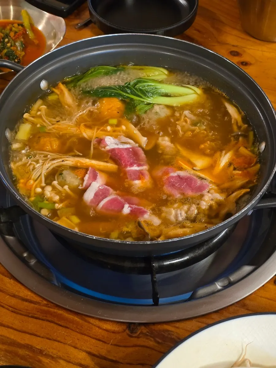 A bowl of barley rice ready to mix