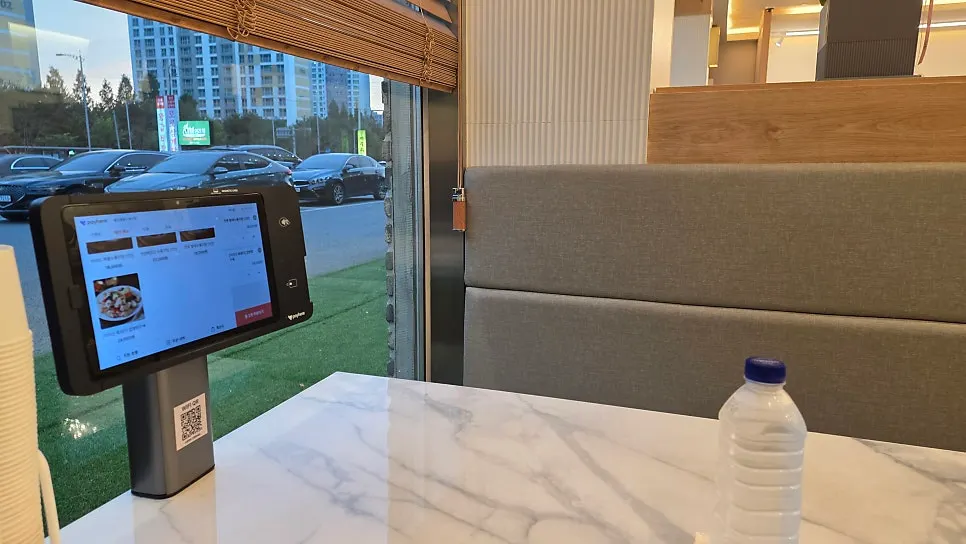 Window seats with a view outside