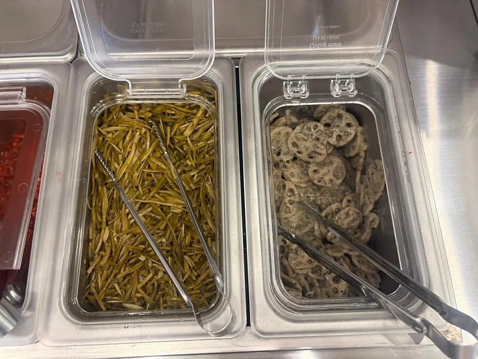 Kimchi served as a basic side dish
