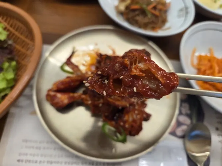 살이 꽉 찬 양념게장 반찬