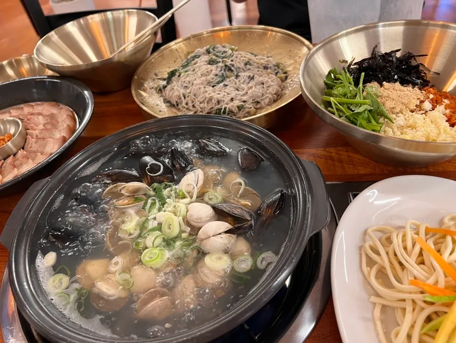 고려물총칼국수 방문 당시 모습