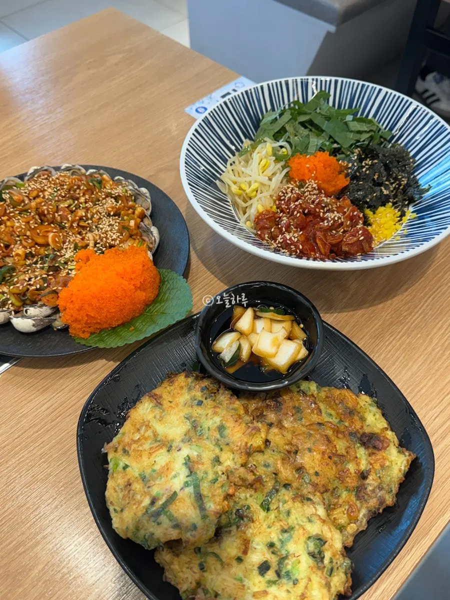양념꼬막 비빔밥 꼬막전 패밀리세트