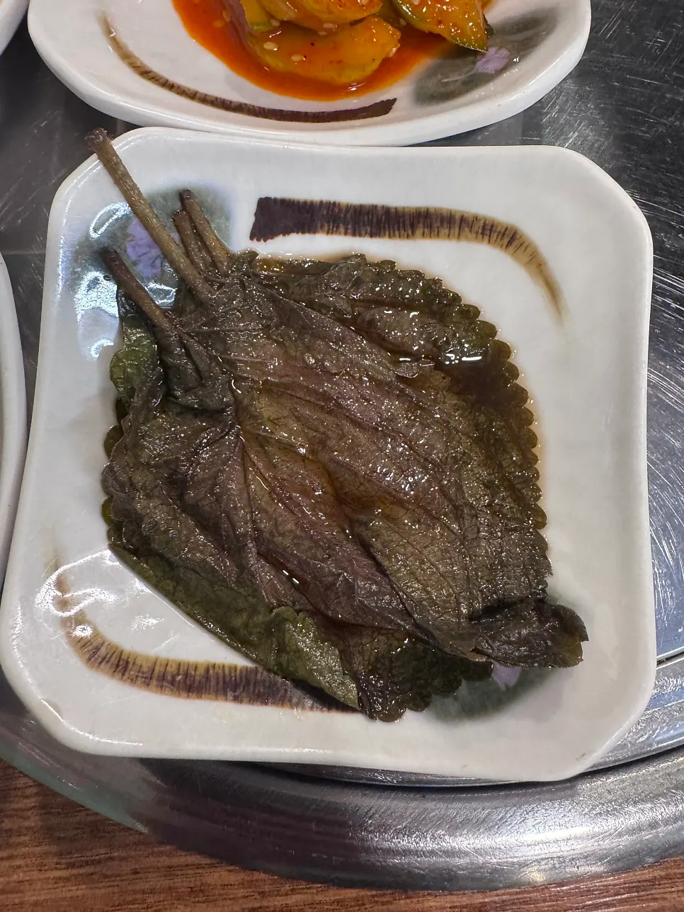 Duck jumulleok with black rice