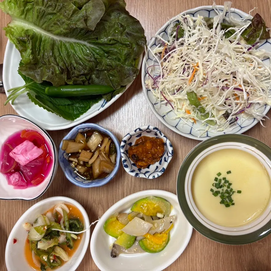 닭갈비 감자전 비빔막국수 세트 구성