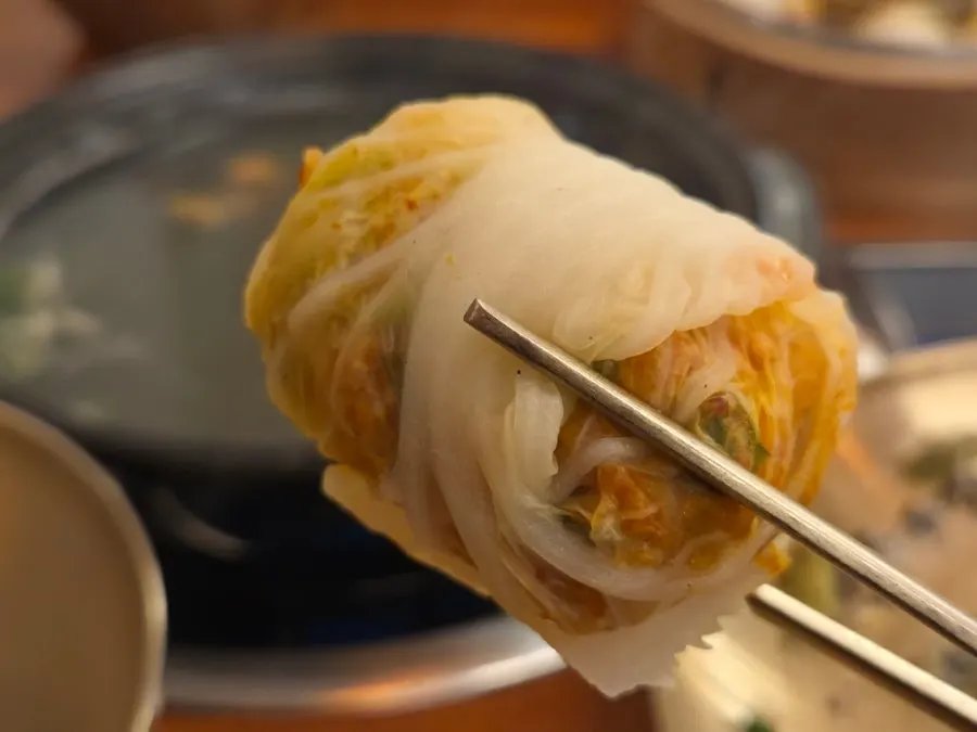 Napa cabbage dumplings
