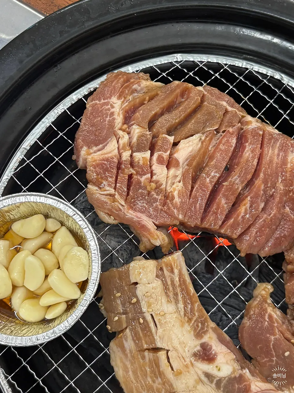 두툼한 돼지양념구이