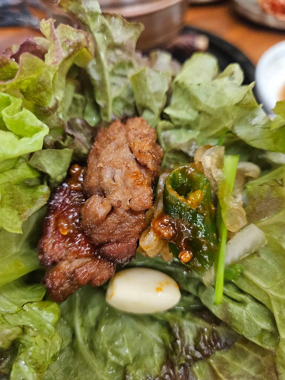 달콤짭짤한 양념 돼지갈비 한 상