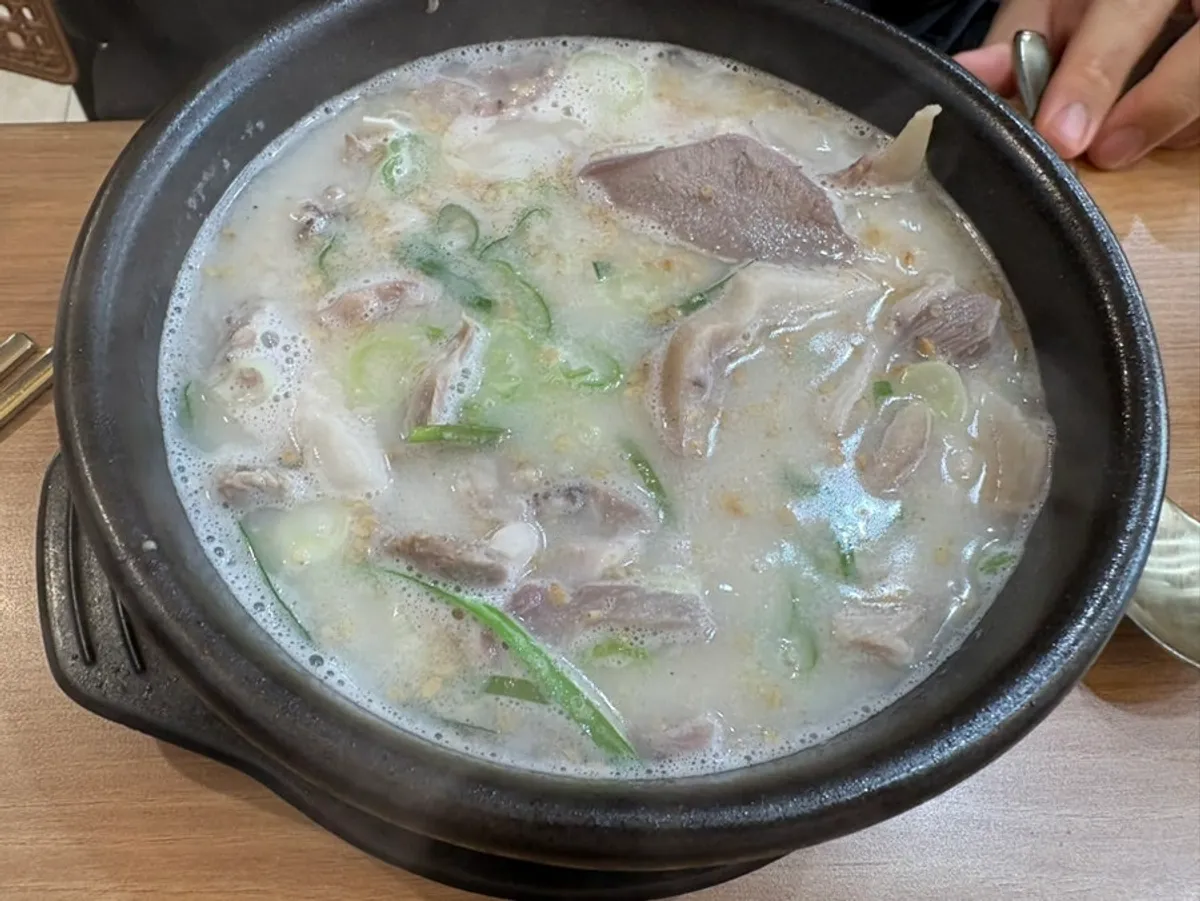 Old Gyeongseong Sundaeguk pork bone hangover stew