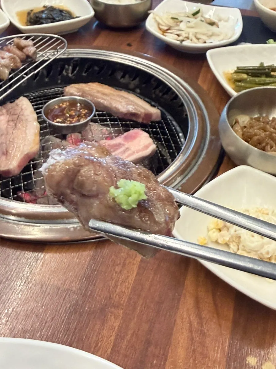 주걱으로 구워낸 주걱살