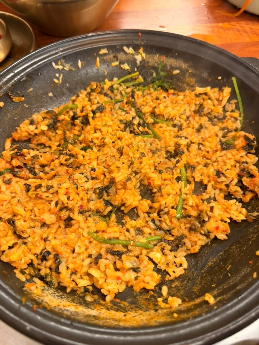 Extra fried rice ordered via the kiosk