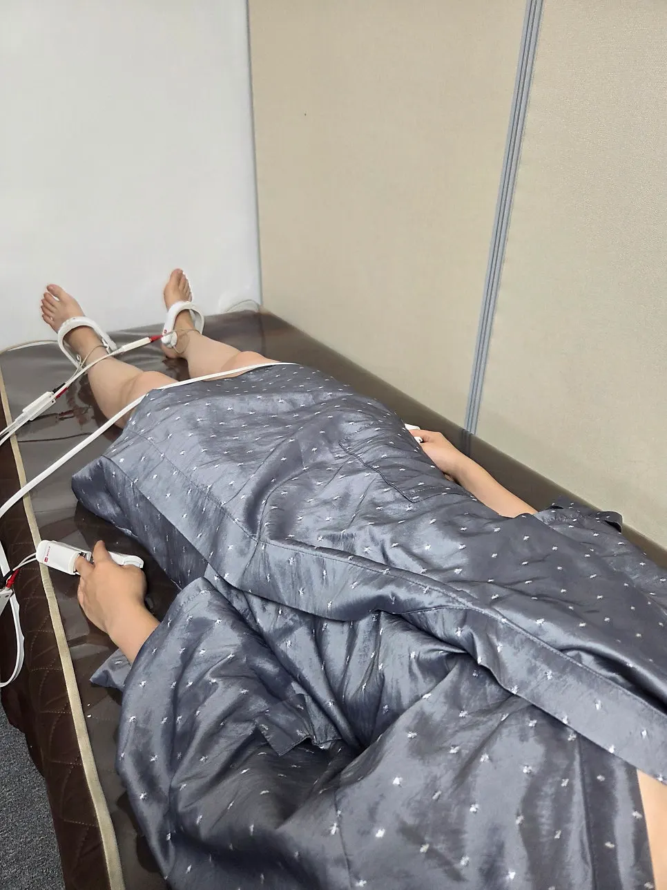 Screen showing InBody water retention and swelling measurements