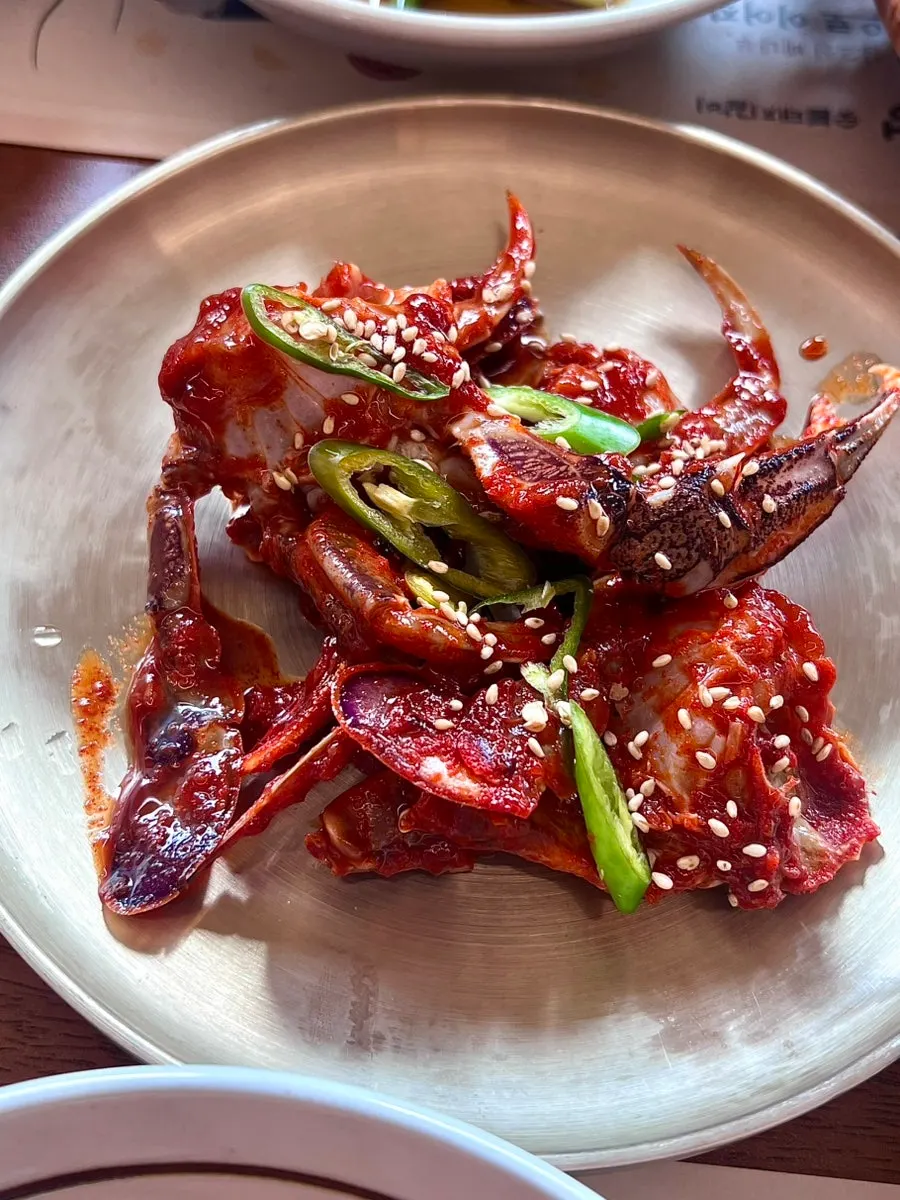 Yangnyeom-gejang served as a basic side dish
