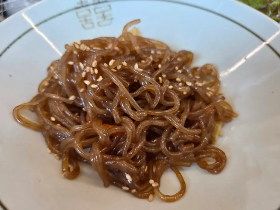 Well-seasoned japchae banchan