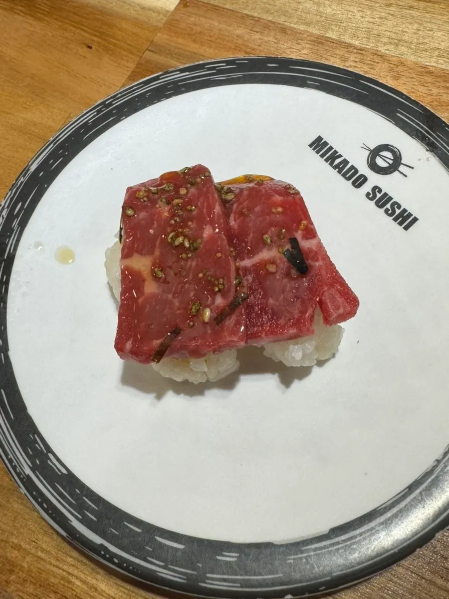 Soft white fish sushi
