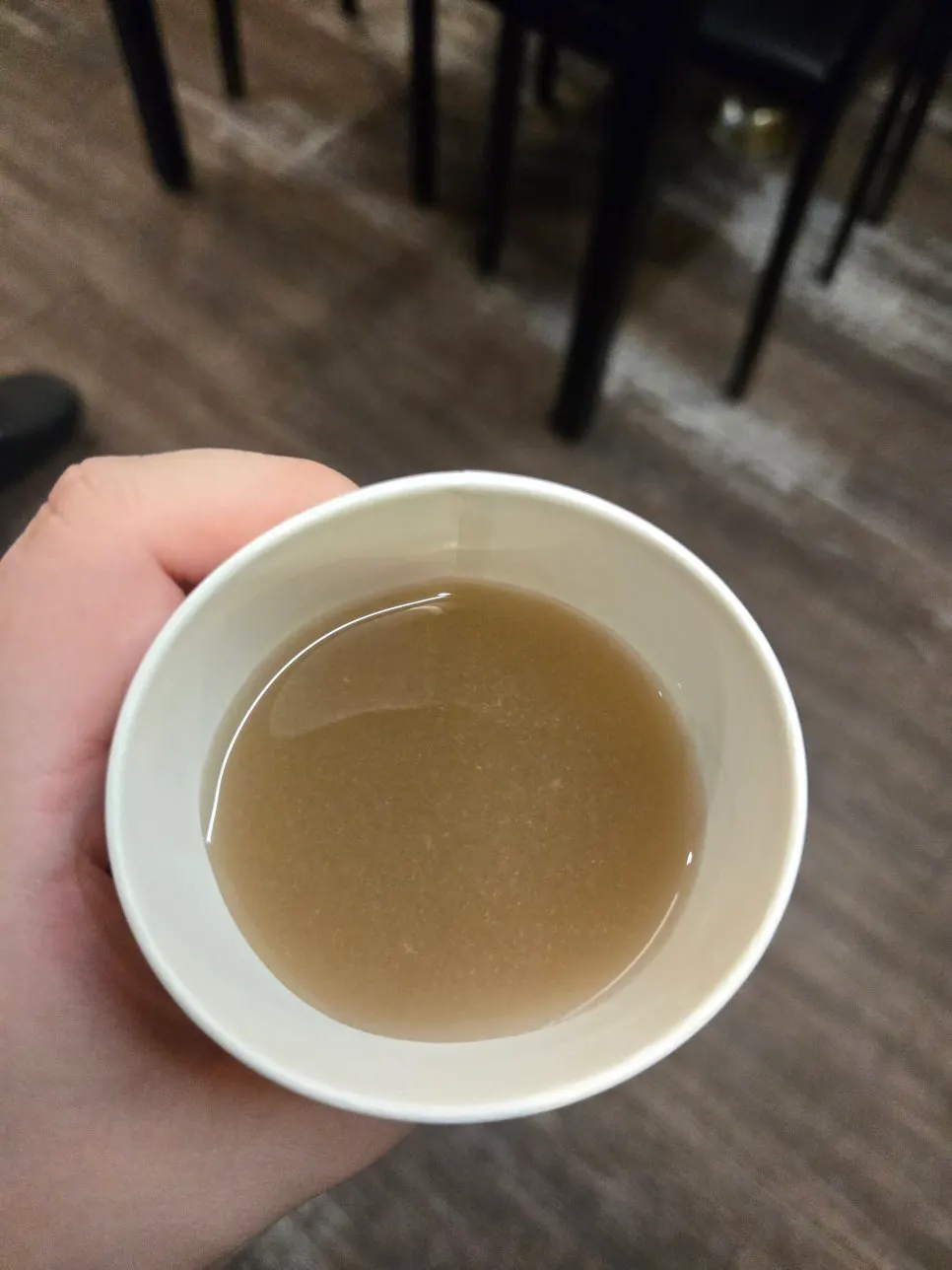 컵에 따른 식혜 500ml