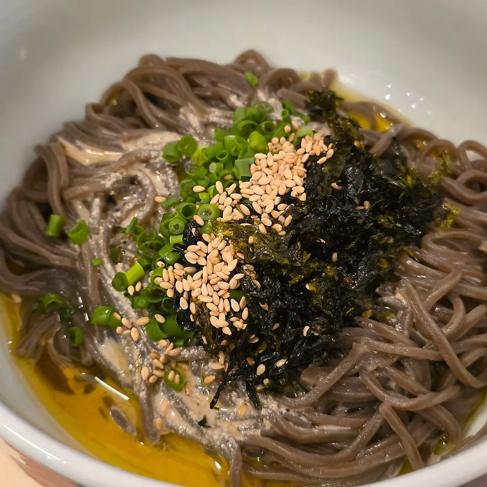 Dessert mak-guksu included in the lunch special