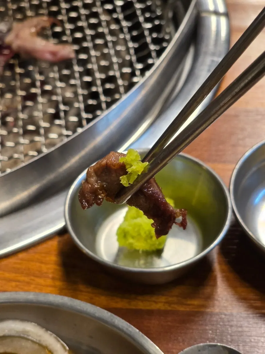 Order of Jugeoksal and beef rib meat