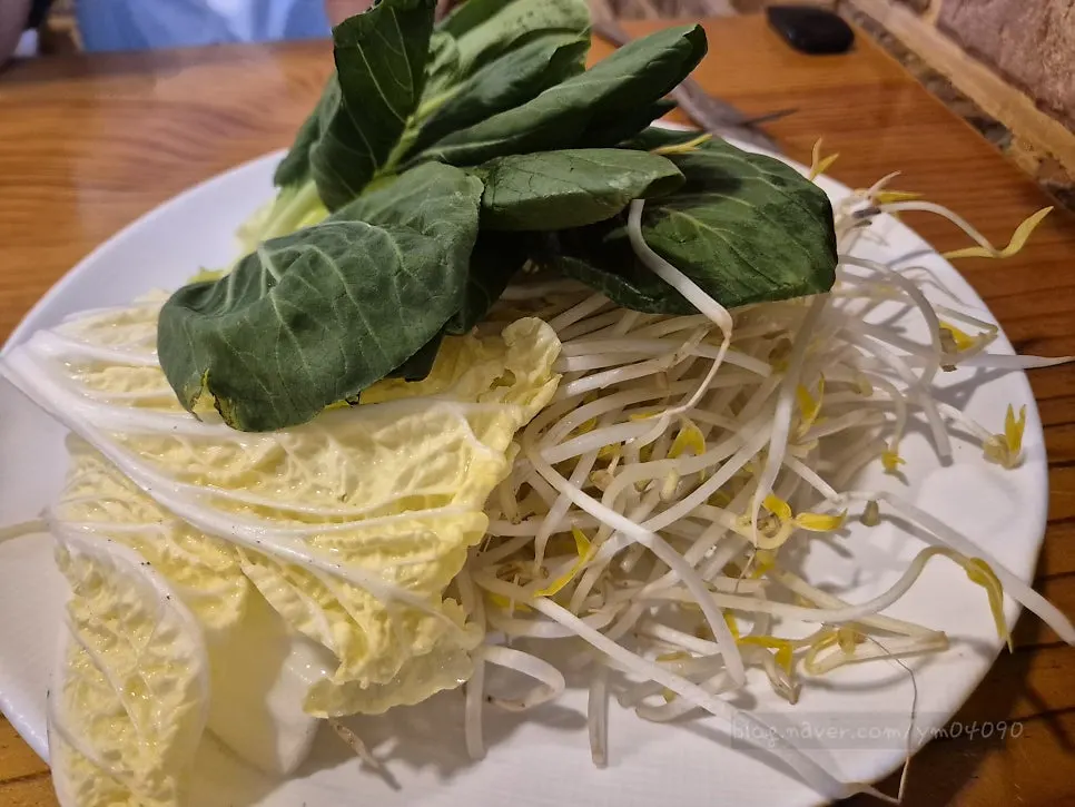 모듬야채와 소고기 전골