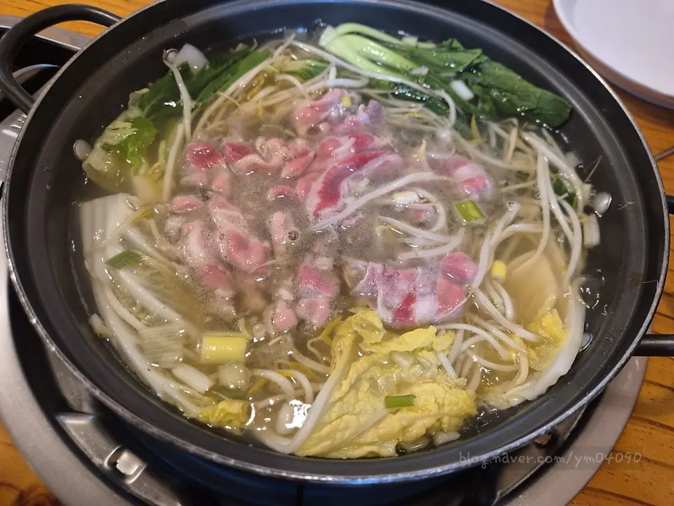 전골칼국수 면 요리