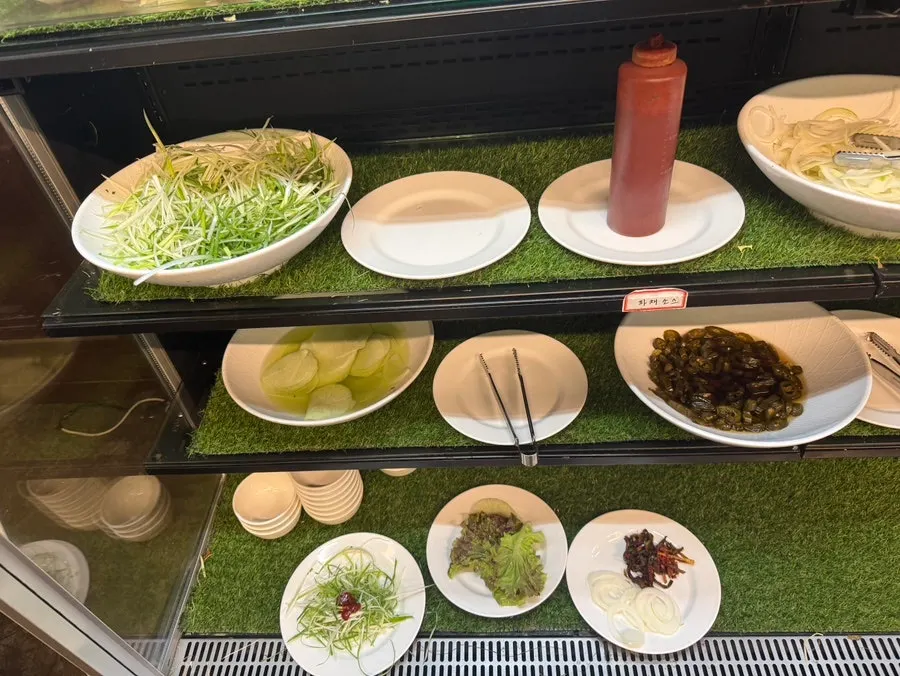 주걱집 메뉴 구성 관련 사진